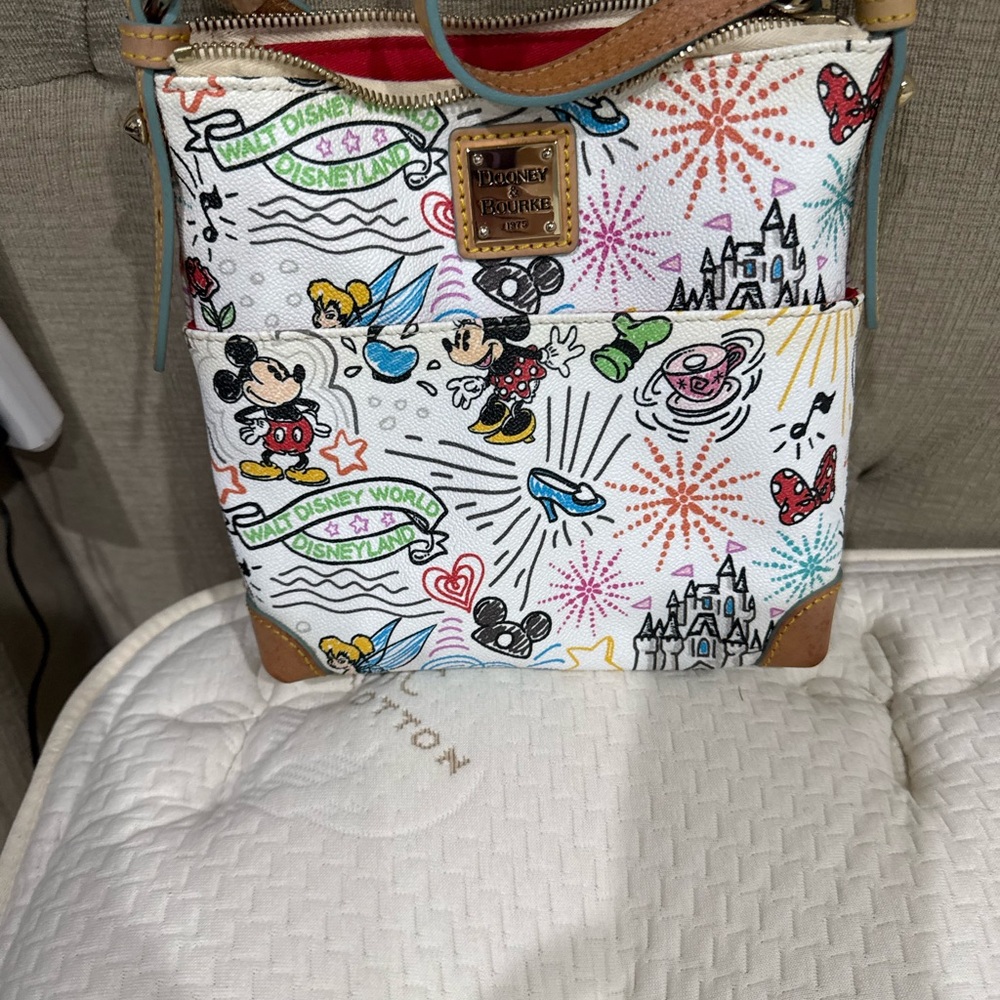 Dooney & Bourke Disney Crossbody Bag - White and Multicolor